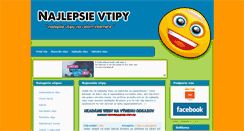 Desktop Screenshot of najlepsie-vtipy.sk